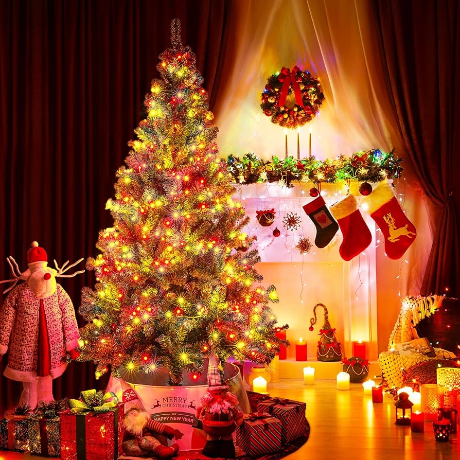 Amazon.com: Sunnyglade 6Ft Premium Artificial Christmas Tree